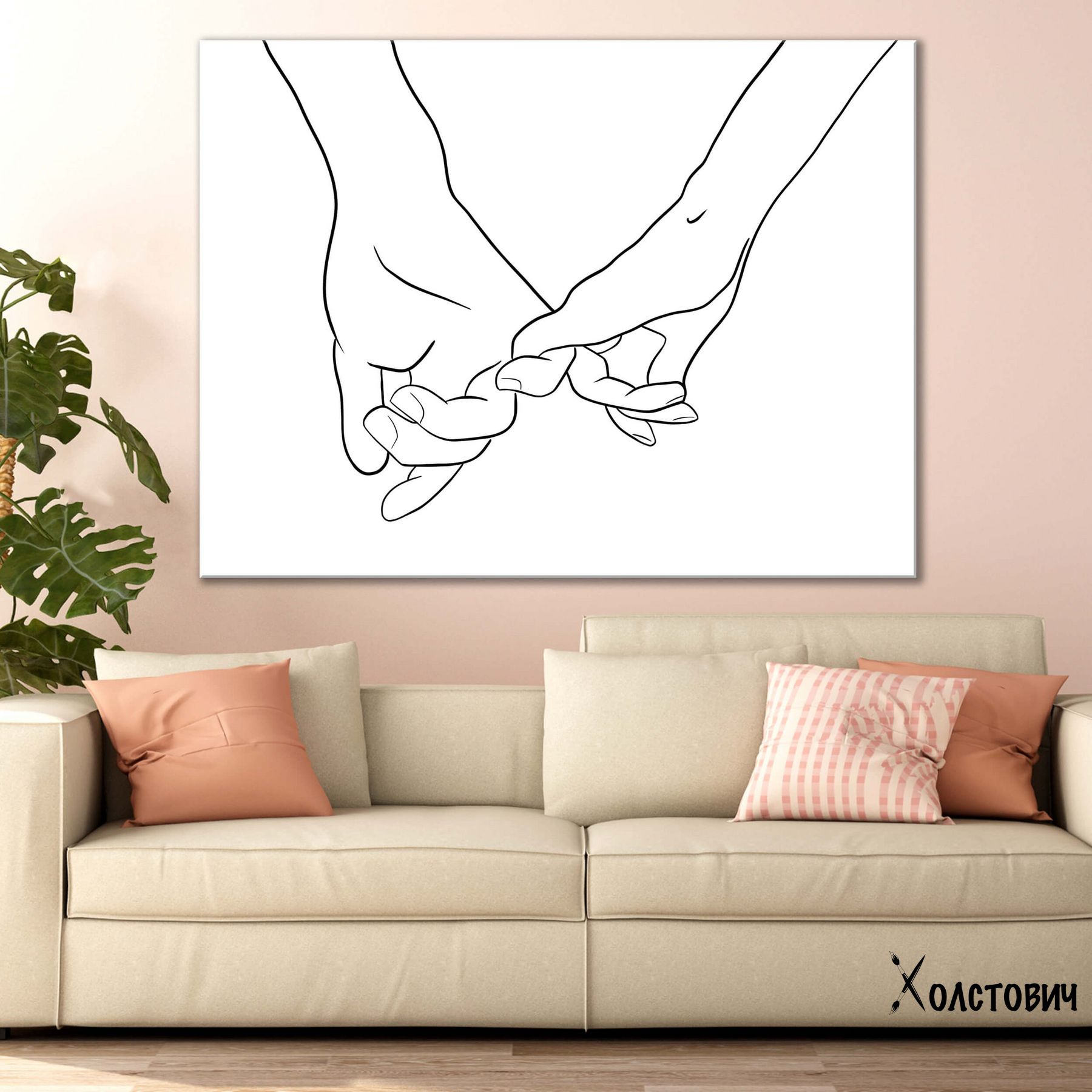 Картина Couple hands