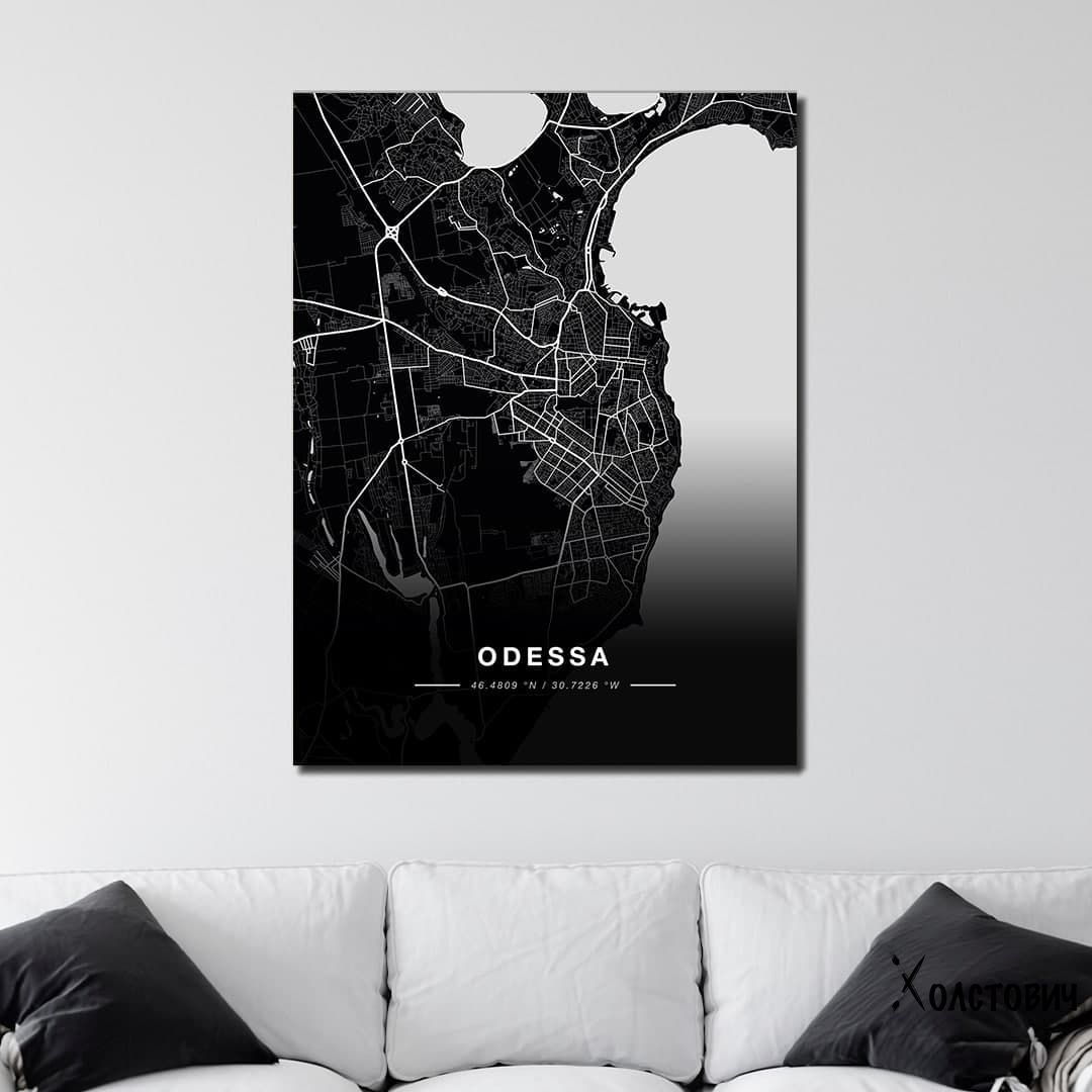 Картина Odessa map