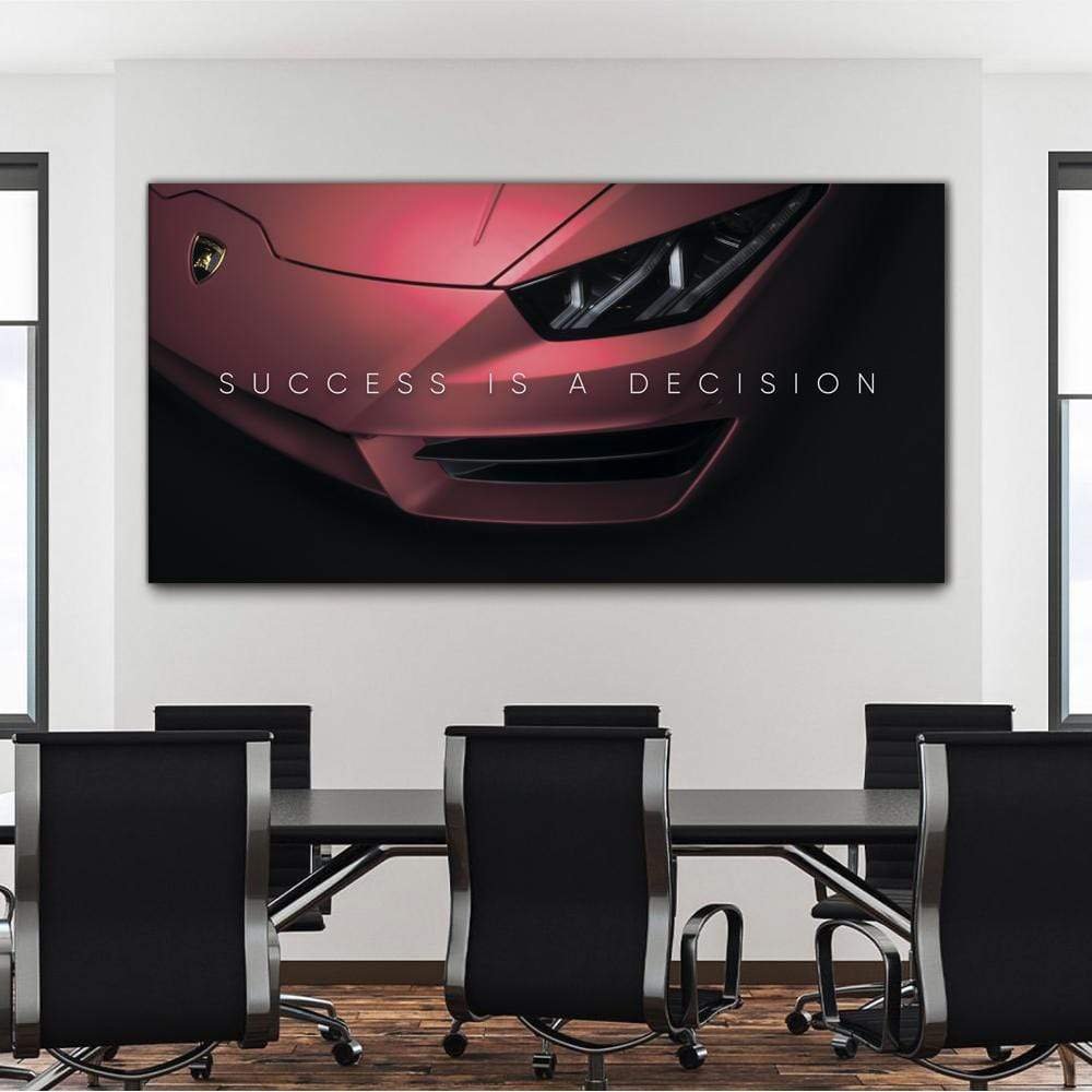 Картина Success is a Decision - Lamborghini