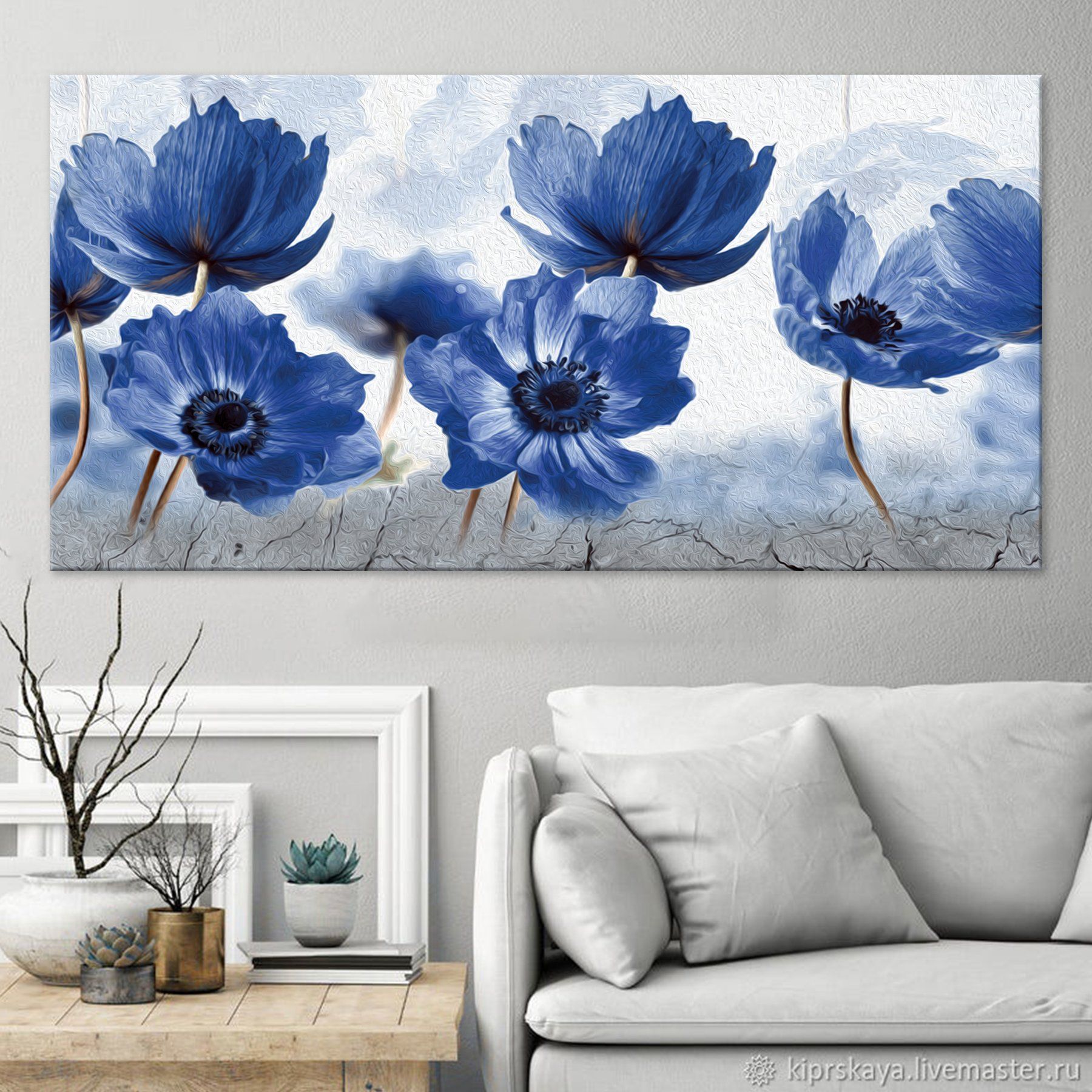 Картина Field of Blue Flowers