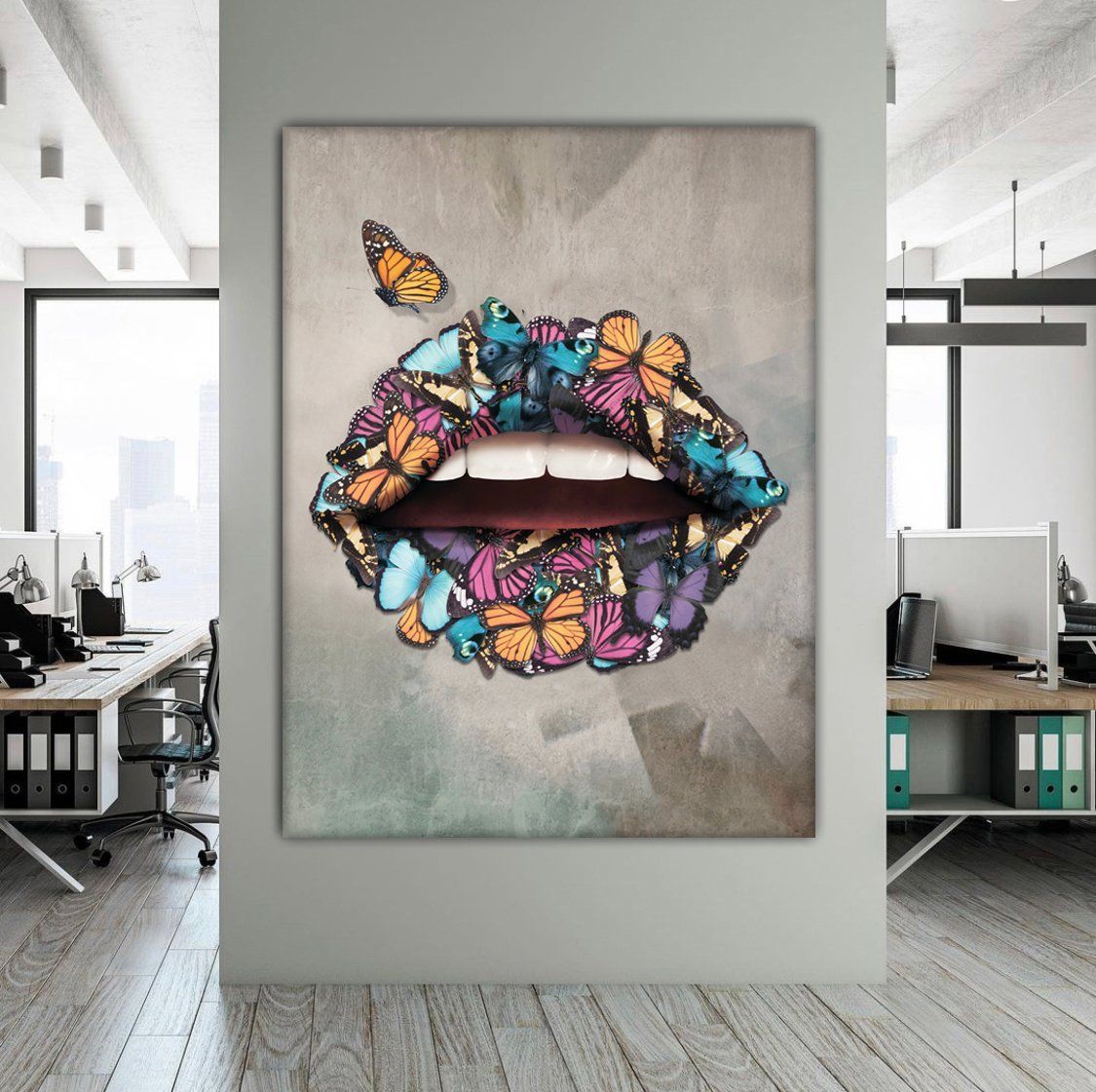 Картина Butterfly Lips
