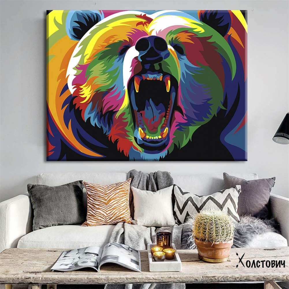 Картина Colorful Bear