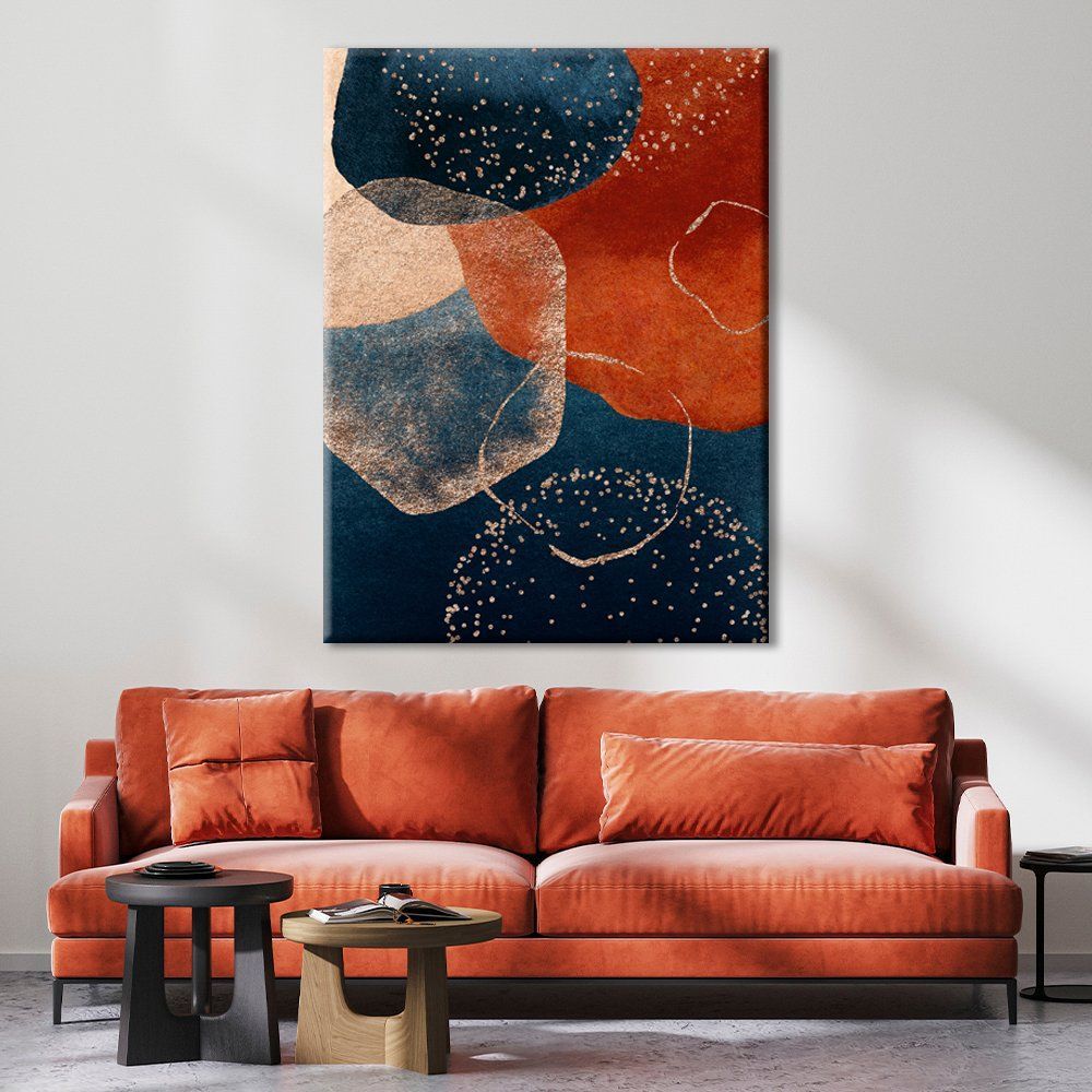 Картина Navy Brown Geometric