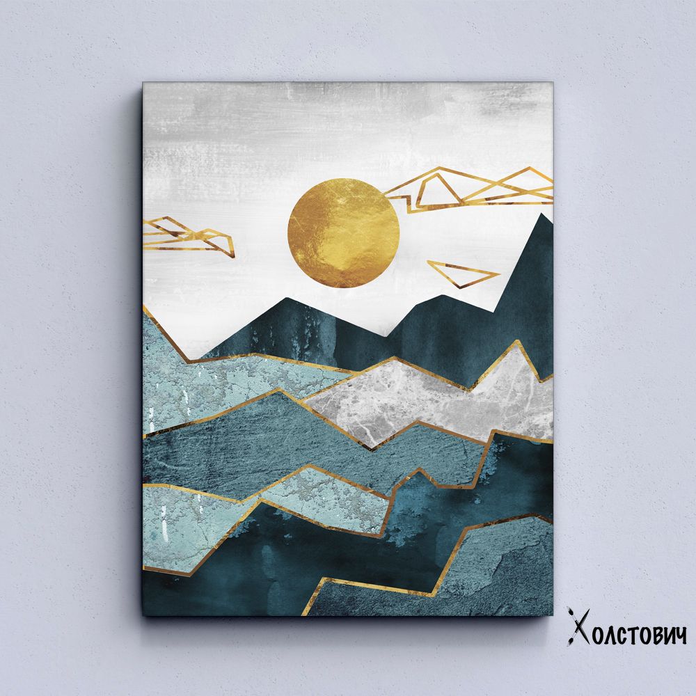 Модульная Картина Abstract mountain