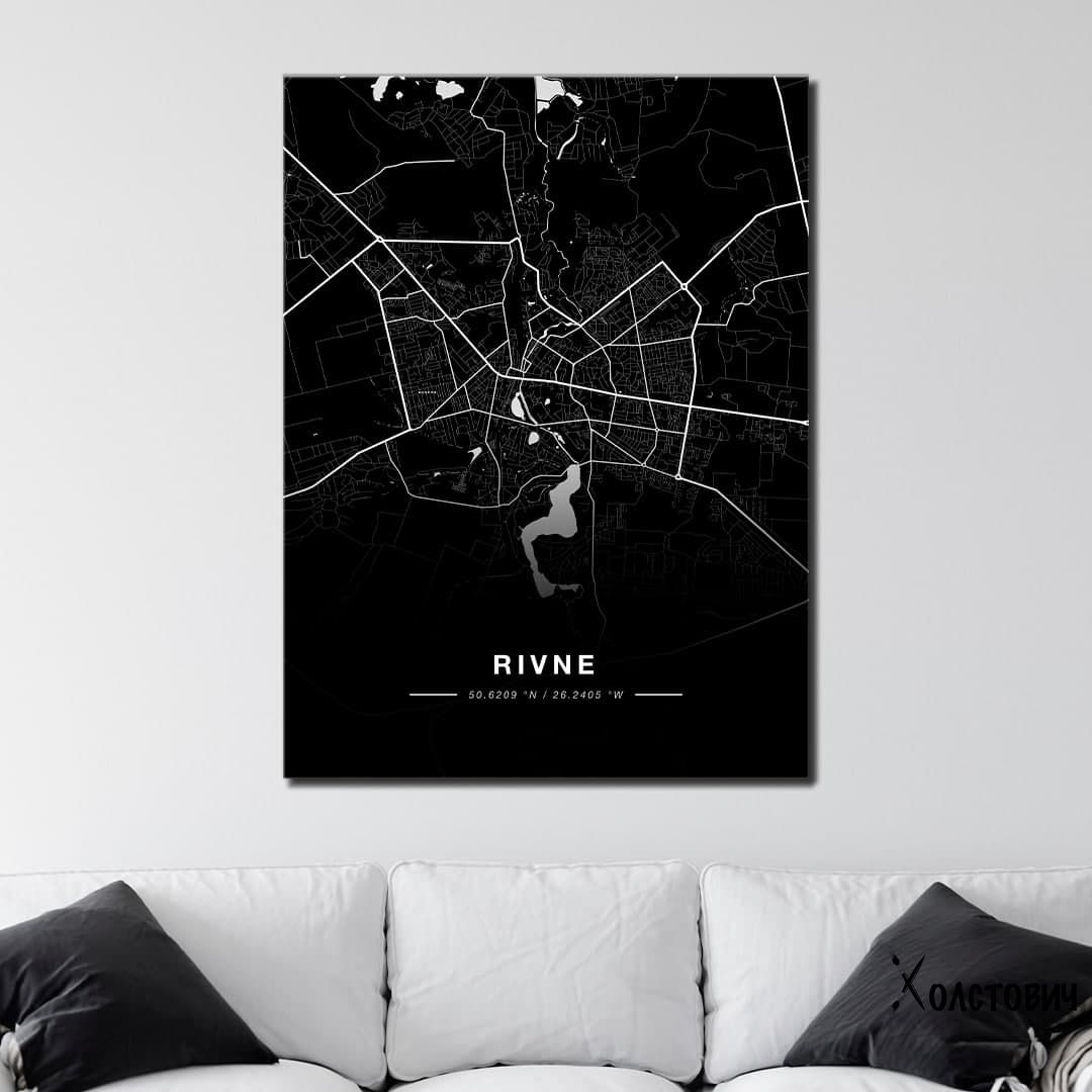 Картина Rivne map