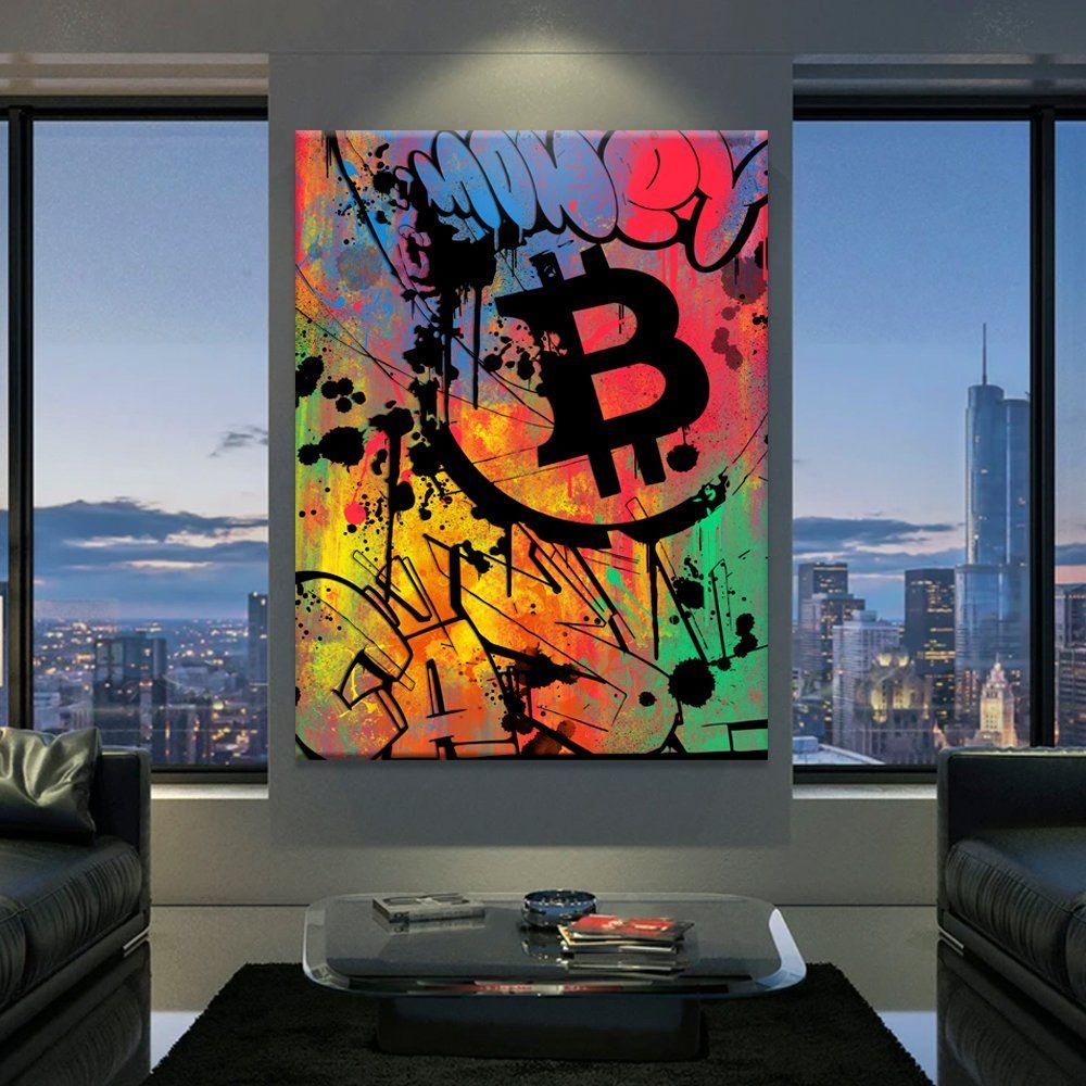 Картина Bitcoin Graffiti