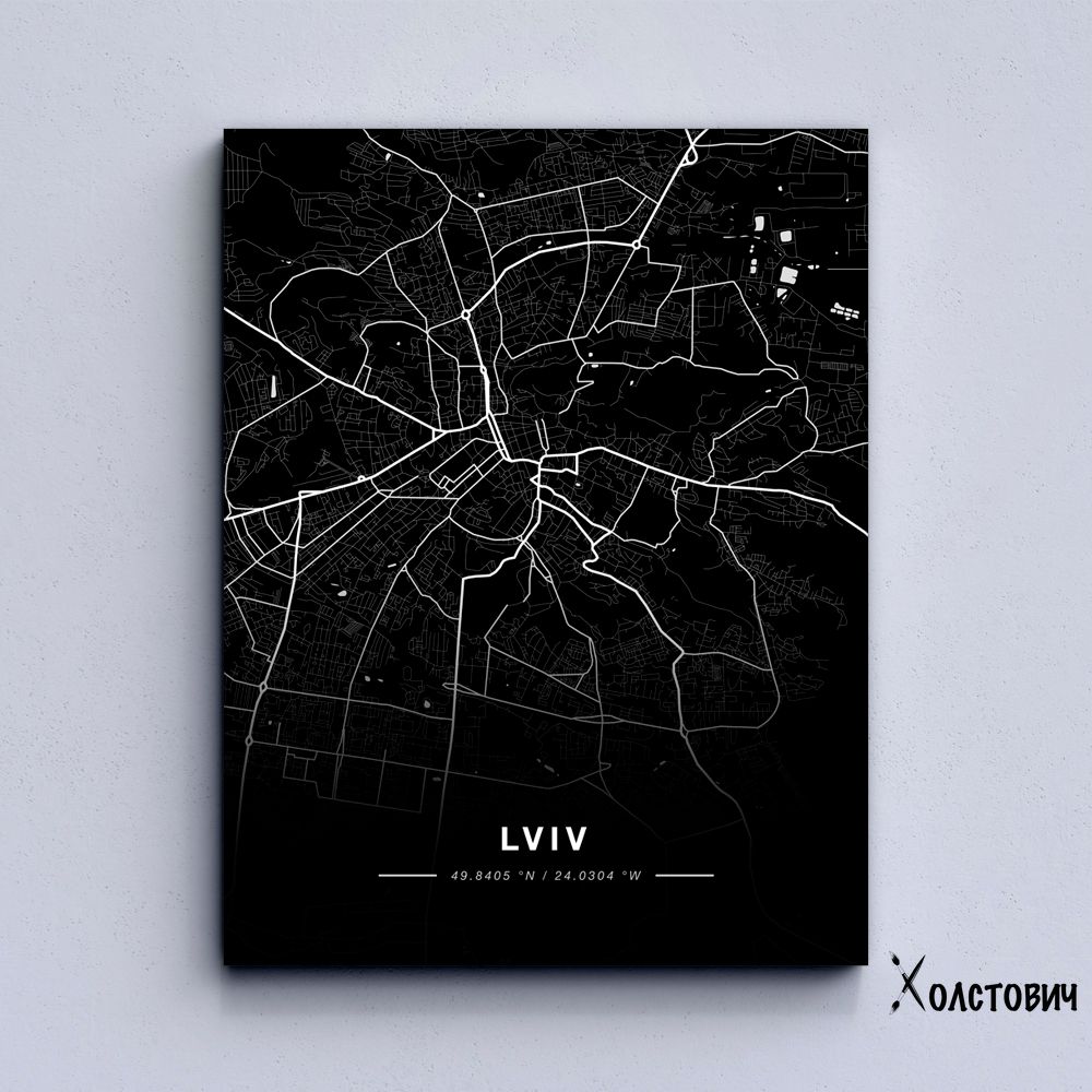 Картина Lviv map